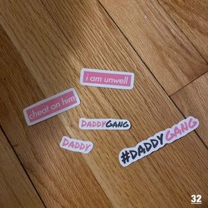 Call Her Daddy Sticker Set
